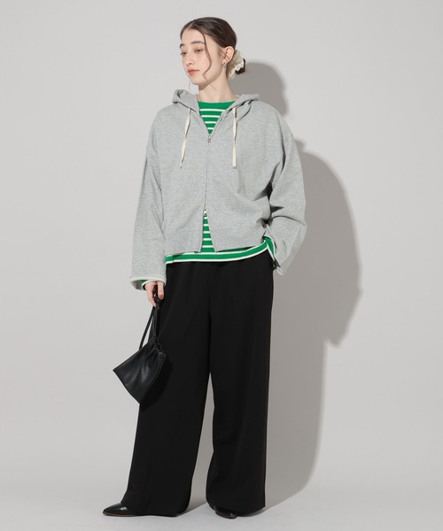 GEORGE'S（ジョージズ）の「ベーシックロンＴ（Tシャツ/カットソー・レディース・ライトグレー系/グリーン系その他/オレンジ/オフホワイト・FREE）」の17枚目の写真