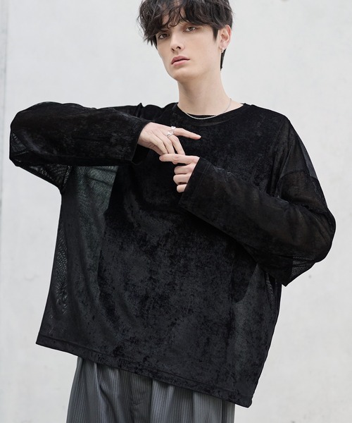 ASTRONOMY（アストロノミー）の「ベロアロンT（Tシャツ/カットソー・メンズ・ブラウン/グレー/ブラック・S/M/L/XL）」の16枚目の写真