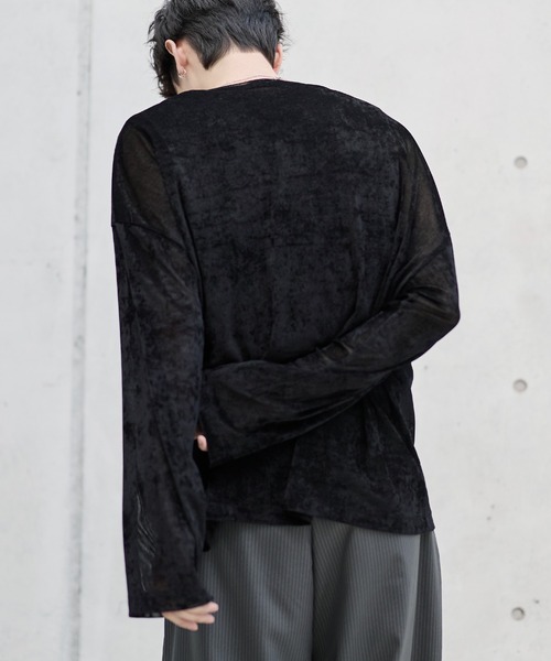 ASTRONOMY（アストロノミー）の「ベロアロンT（Tシャツ/カットソー・メンズ・ブラウン/グレー/ブラック・S/M/L/XL）」の17枚目の写真