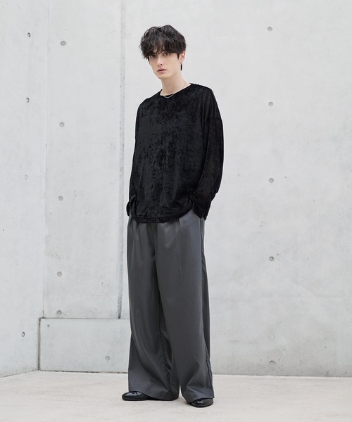 ASTRONOMY（アストロノミー）の「ベロアロンT（Tシャツ/カットソー・メンズ・ブラウン/グレー/ブラック・S/M/L/XL）」の18枚目の写真