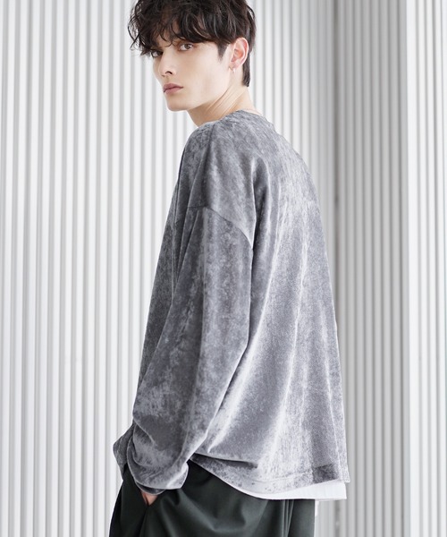 ASTRONOMY（アストロノミー）の「ベロアロンT（Tシャツ/カットソー・メンズ・ブラウン/グレー/ブラック・S/M/L/XL）」の20枚目の写真