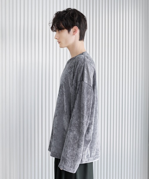 ASTRONOMY（アストロノミー）の「ベロアロンT（Tシャツ/カットソー・メンズ・ブラウン/グレー/ブラック・S/M/L/XL）」の7枚目の写真