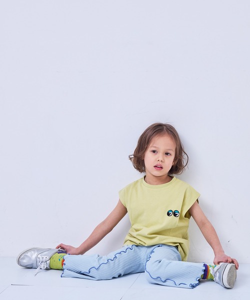 Life Support Products(ライフサポートプロダクツ)の「【オーガニックコットン】ボックスタンクトップ(タンクトップ・キッズ・ピンク/ブルー/イエロー/チャコール/ホワイト・110/100/95/90/80/150/140/130/120)」の13枚目の写真