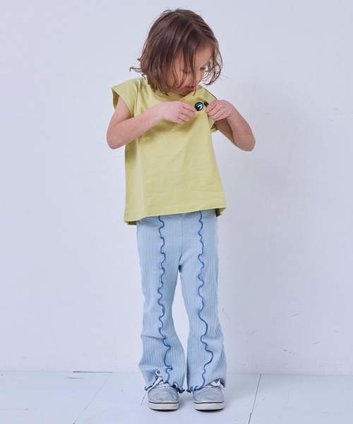 Life Support Products(ライフサポートプロダクツ)の「【オーガニックコットン】ボックスタンクトップ(タンクトップ・キッズ・ピンク/ブルー/イエロー/チャコール/ホワイト・110/100/95/90/80/150/140/130/120)」の10枚目の写真