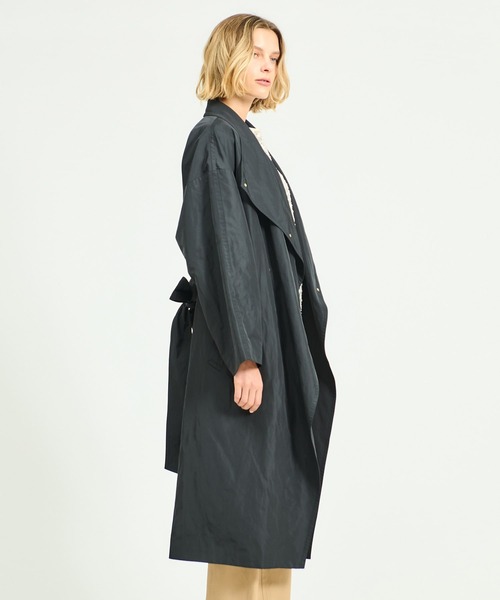 ESTNATION（エストネーション）の「ESTNATION / スタンドカラーコート（その他アウター・レディース・ブラック・38/36）」の3枚目の写真