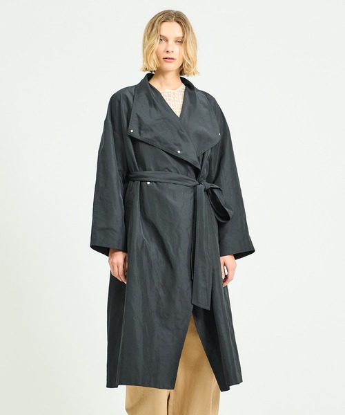 ESTNATION（エストネーション）の「ESTNATION / スタンドカラーコート（その他アウター・レディース・ブラック・38/36）」の5枚目の写真