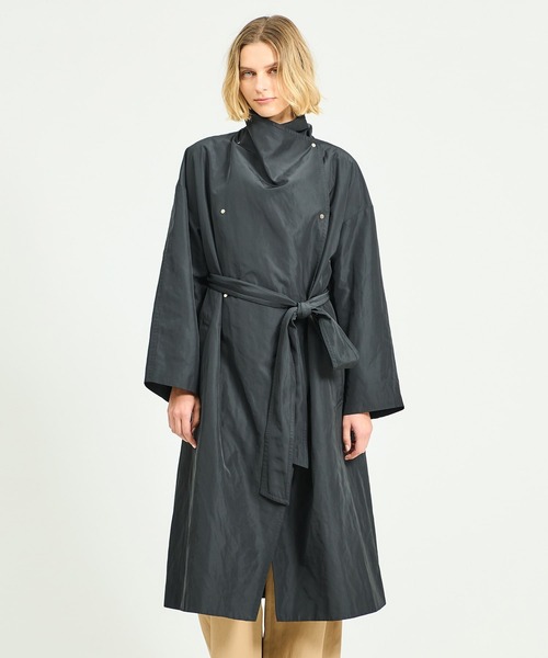 ESTNATION（エストネーション）の「ESTNATION / スタンドカラーコート（その他アウター・レディース・ブラック・38/36）」の6枚目の写真