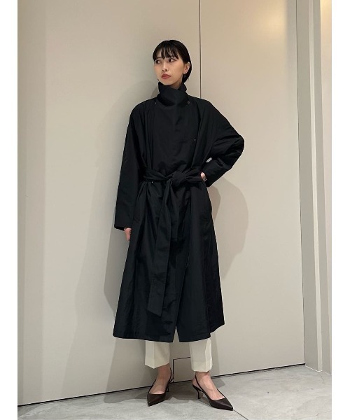 ESTNATION(エストネーション)の「ESTNATION / スタンドカラーコート(その他アウター・レディース・ブラック/ライトブラウン・38/36)」の17枚目の写真