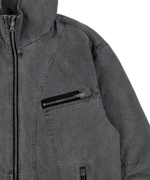 THECOLDESTMOMENT(ザコールデストモーメント)の「TCM technical jacket (black)(デニムジャケット・レディース・その他・M)」の4枚目の写真