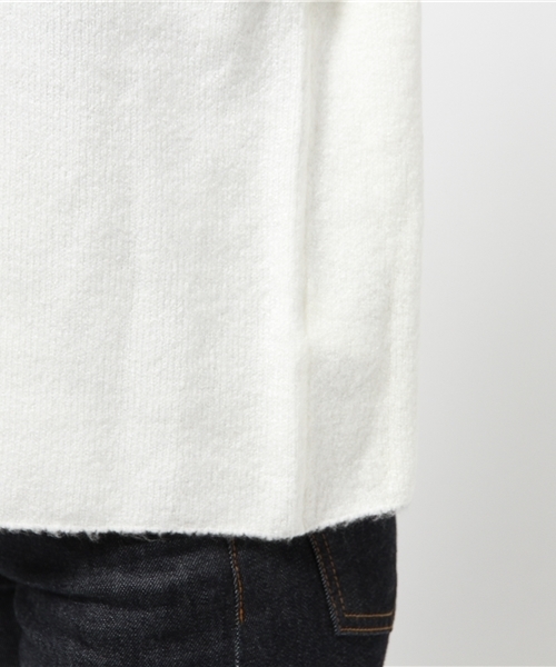 MOUSSY（マウジー）の「BOTTLE NECK LOOSE KNIT TOPS（ニット/セーター・レディース・ライトブルー/オフホワイト/キャメル・FREE）」の10枚目の写真