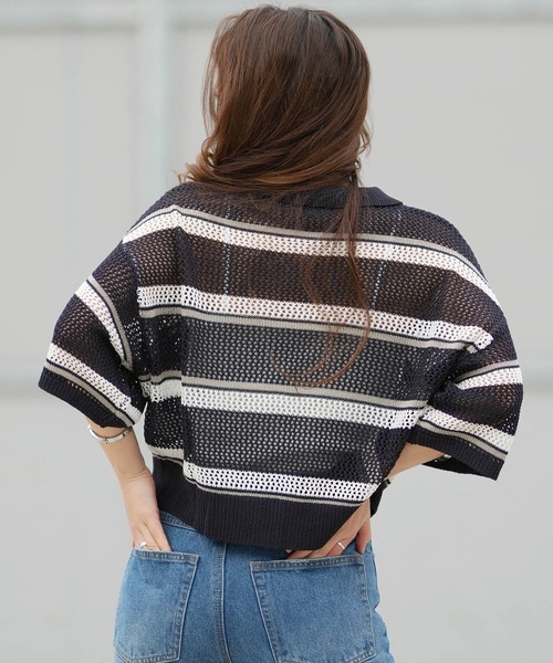 ムラサキスポーツ(ムラサキスポーツ)の「BEVERY HILLS P.C/ビバリーヒルズポロクラブ レディース 半袖 ポロシャツ 6287-9752(ポロシャツ・レディース・アイボリー/ライトグリーン/ネイビー・M)」の17枚目の写真