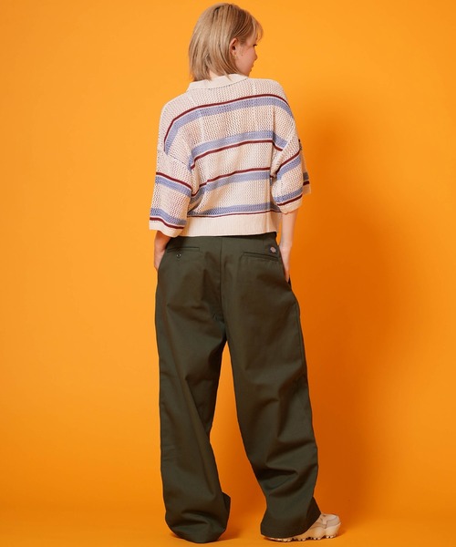 ムラサキスポーツ(ムラサキスポーツ)の「BEVERY HILLS P.C/ビバリーヒルズポロクラブ レディース 半袖 ポロシャツ 6287-9752(ポロシャツ・レディース・アイボリー/ライトグリーン/ネイビー・M)」の7枚目の写真