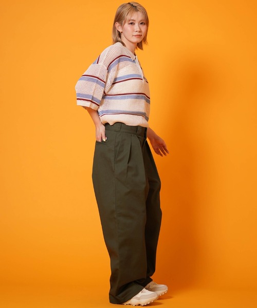 ムラサキスポーツ(ムラサキスポーツ)の「BEVERY HILLS P.C/ビバリーヒルズポロクラブ レディース 半袖 ポロシャツ 6287-9752(ポロシャツ・レディース・アイボリー/ライトグリーン/ネイビー・M)」の9枚目の写真