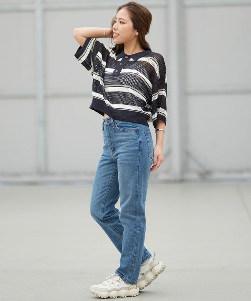 ムラサキスポーツ(ムラサキスポーツ)の「BEVERY HILLS P.C/ビバリーヒルズポロクラブ レディース 半袖 ポロシャツ 6287-9752(ポロシャツ・レディース・アイボリー/ライトグリーン/ネイビー・M)」の20枚目の写真