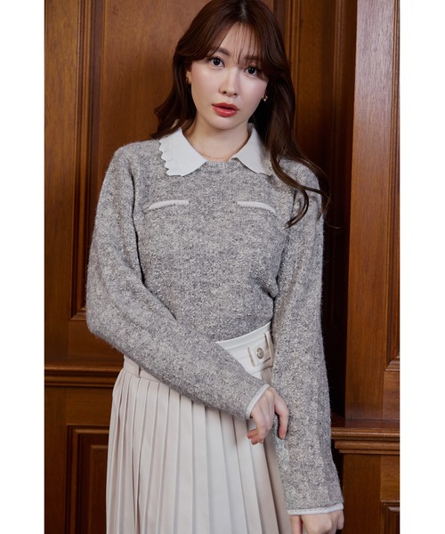 Her lip to（ハーリップトゥー）の「Heart Fair Isle Knit Pullover