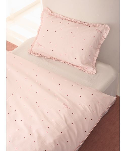 gelato pique Sleep（ジェラートピケスリープ）の「【Sleep】【ONLINE限定カラーあり】バリエーションプリント寝具2点セット（シングル）（寝具・レディース・ブルー/アイボリー/ライトグレー/ピンク・S）」の4枚目の写真