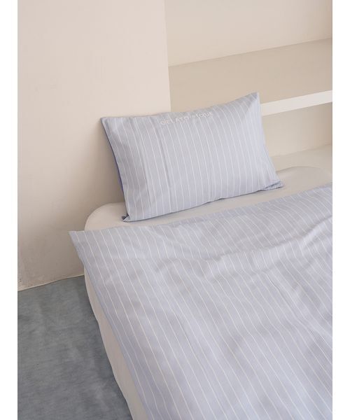 gelato pique Sleep（ジェラートピケスリープ）の「【Sleep】【ONLINE限定カラーあり】バリエーションプリント寝具2点セット（シングル）（寝具・レディース・ブルー/アイボリー/ライトグレー/ピンク・S）」の3枚目の写真