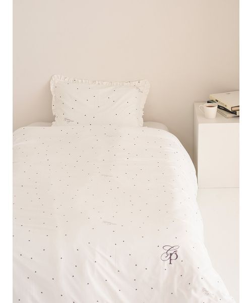 gelato pique Sleep（ジェラートピケスリープ）の「【Sleep】【ONLINE限定カラーあり】バリエーションプリント寝具2点セット（シングル）（寝具・レディース・ブルー/アイボリー/ライトグレー/ピンク・S）」の20枚目の写真