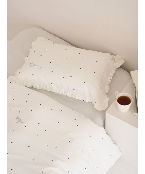 gelato pique Sleep（ジェラートピケスリープ）の「【Sleep】【ONLINE限定カラーあり】バリエーションプリント寝具2点セット（シングル）（寝具・レディース・ブルー/アイボリー/ライトグレー/ピンク・S）」の21枚目の写真