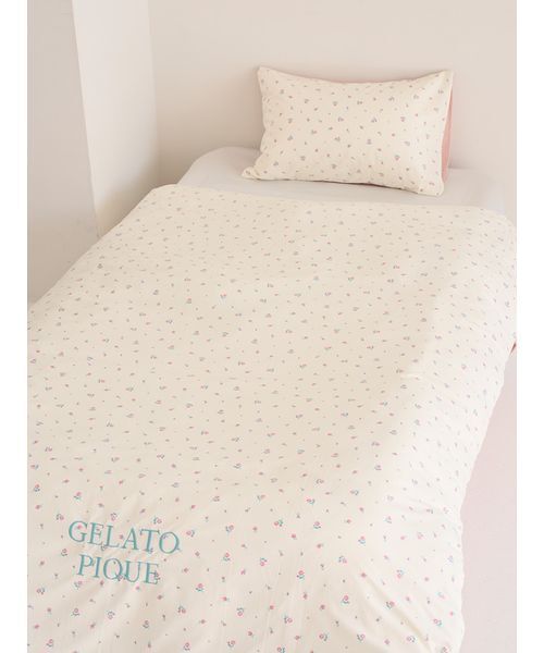 gelato pique Sleep（ジェラートピケスリープ）の「【Sleep】【ONLINE限定カラーあり】バリエーションプリント寝具2点セット（シングル）（寝具・レディース・ブルー/アイボリー/ライトグレー/ピンク・S）」の22枚目の写真