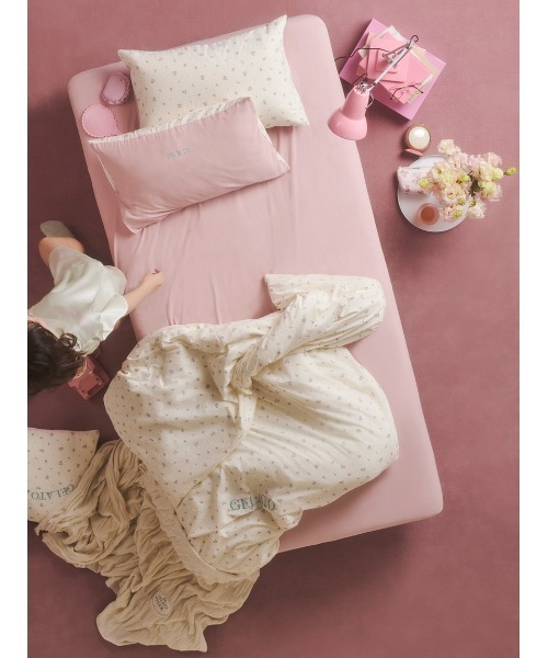 gelato pique Sleep(ジェラートピケスリープ)の「【Sleep】【ONLINE限定カラーあり】バリエーションプリント寝具2点セット(シングル)(寝具・レディース・ブルー/アイボリー/ライトグレー/ピンク・S)」の8枚目の写真