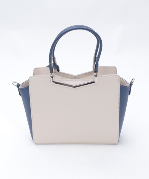 axes femme（アクシーズファム）の「エンボスフラップ配色バッグ（ボストンバッグ・レディース・ネイビー/グリーン/ピンク・FREE）」の13枚目の写真