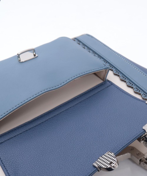 axes femme（アクシーズファム）の「エンボスフラップ配色バッグ（ボストンバッグ・レディース・ネイビー/グリーン/ピンク・FREE）」の16枚目の写真