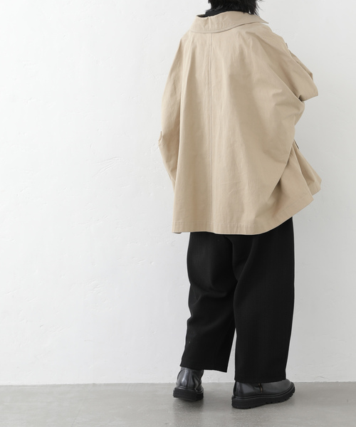 JOURNAL STANDARD LUXE（ジャーナルスタンダード　ラックス）の「ハイカウントツイル BIGコート（その他アウター・レディース・ベージュ・SMALL/MEDIUM）」の6枚目の写真