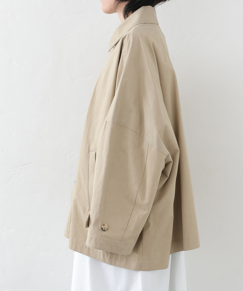 JOURNAL STANDARD LUXE（ジャーナルスタンダード　ラックス）の「ハイカウントツイル BIGコート（その他アウター・レディース・ベージュ・SMALL/MEDIUM）」の8枚目の写真