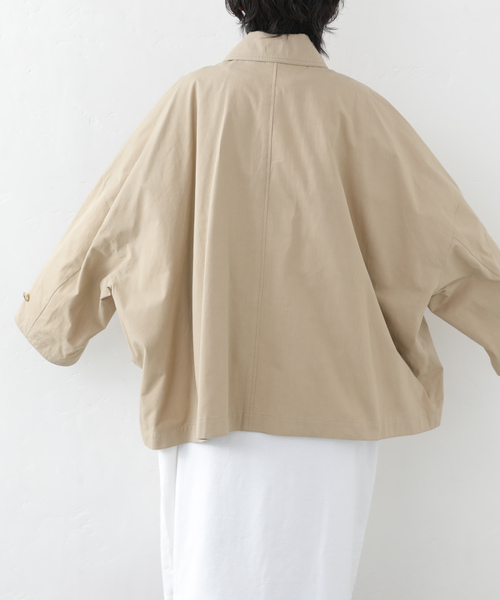 JOURNAL STANDARD LUXE（ジャーナルスタンダード　ラックス）の「ハイカウントツイル BIGコート（その他アウター・レディース・ベージュ・SMALL/MEDIUM）」の9枚目の写真