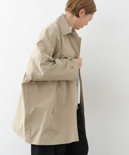 JOURNAL STANDARD LUXE（ジャーナルスタンダード　ラックス）の「ハイカウントツイル BIGコート（その他アウター・レディース・ベージュ・SMALL/MEDIUM）」の10枚目の写真