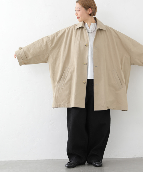 JOURNAL STANDARD LUXE（ジャーナルスタンダード　ラックス）の「ハイカウントツイル BIGコート（その他アウター・レディース・ベージュ・SMALL/MEDIUM）」の11枚目の写真