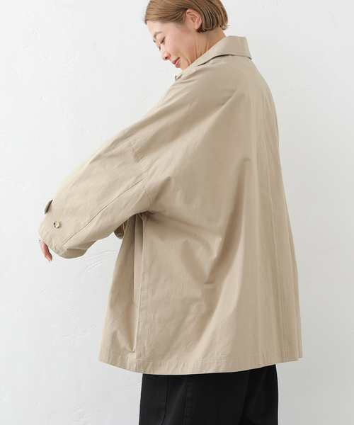 JOURNAL STANDARD LUXE（ジャーナルスタンダード　ラックス）の「ハイカウントツイル BIGコート（その他アウター・レディース・ベージュ・SMALL/MEDIUM）」の13枚目の写真