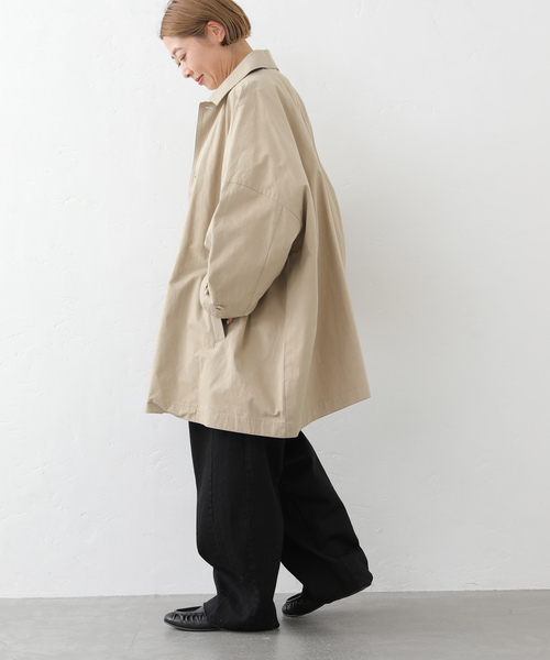 JOURNAL STANDARD LUXE（ジャーナルスタンダード　ラックス）の「ハイカウントツイル BIGコート（その他アウター・レディース・ベージュ・SMALL/MEDIUM）」の14枚目の写真
