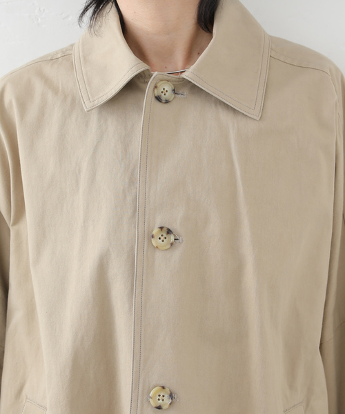 JOURNAL STANDARD LUXE（ジャーナルスタンダード　ラックス）の「ハイカウントツイル BIGコート（その他アウター・レディース・ベージュ・SMALL/MEDIUM）」の4枚目の写真