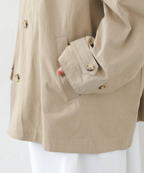 JOURNAL STANDARD LUXE（ジャーナルスタンダード　ラックス）の「ハイカウントツイル BIGコート（その他アウター・レディース・ベージュ・SMALL/MEDIUM）」の7枚目の写真