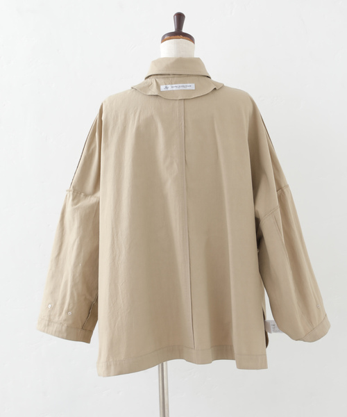 JOURNAL STANDARD LUXE（ジャーナルスタンダード　ラックス）の「ハイカウントツイル BIGコート（その他アウター・レディース・ベージュ・SMALL/MEDIUM）」の12枚目の写真