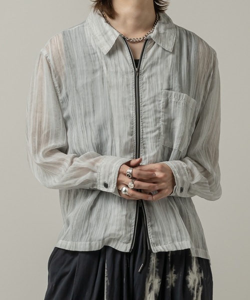 CASPER JOHN(キャスパージョン)の「Tie dye summer blouson/タイダイシアーサマーブルゾン(ブルゾン・メンズ・ホワイト/ブラック・MEDIUM/LARGE/SMALL/X-SMALL)」の15枚目の写真