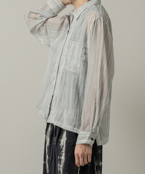 CASPER JOHN(キャスパージョン)の「Tie dye summer blouson/タイダイシアーサマーブルゾン(ブルゾン・メンズ・ホワイト/ブラック・MEDIUM/LARGE/SMALL/X-SMALL)」の16枚目の写真