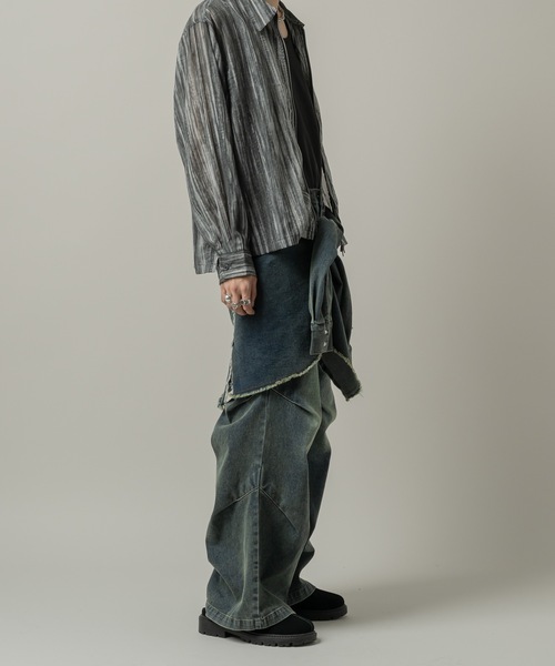 CASPER JOHN(キャスパージョン)の「Tie dye summer blouson/タイダイシアーサマーブルゾン(ブルゾン・メンズ・ホワイト/ブラック・MEDIUM/LARGE/SMALL/X-SMALL)」の13枚目の写真