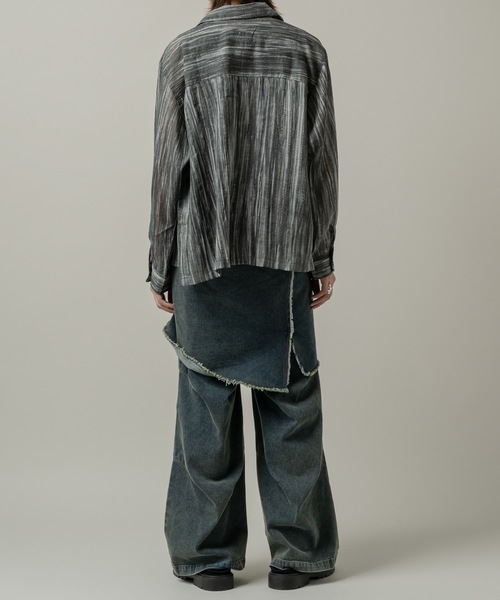 CASPER JOHN(キャスパージョン)の「Tie dye summer blouson/タイダイシアーサマーブルゾン(ブルゾン・メンズ・ホワイト/ブラック・MEDIUM/LARGE/SMALL/X-SMALL)」の14枚目の写真