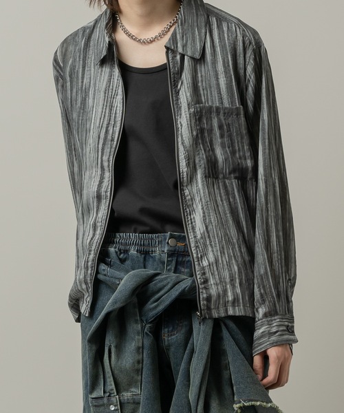 CASPER JOHN(キャスパージョン)の「Tie dye summer blouson/タイダイシアーサマーブルゾン(ブルゾン・メンズ・ホワイト/ブラック・MEDIUM/LARGE/SMALL/X-SMALL)」の12枚目の写真