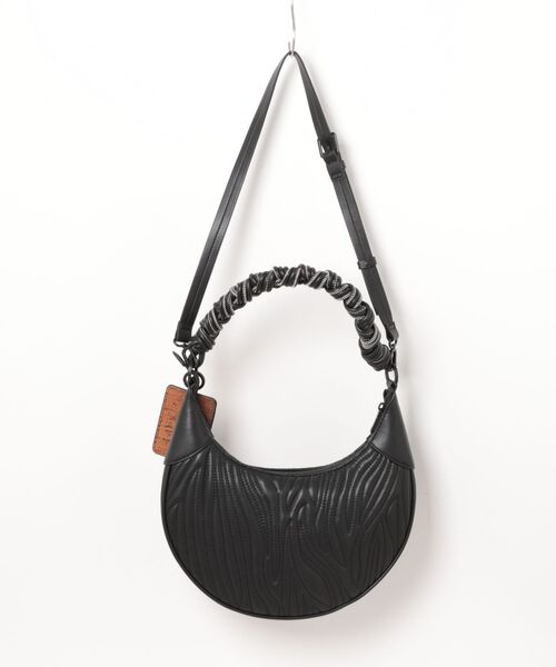 Desigual（デシグアル）の「Oval Moon Bag/楕円形ムーンバッグ（ショルダーバッグ・レディース・ブラック・FREE）」の6枚目の写真