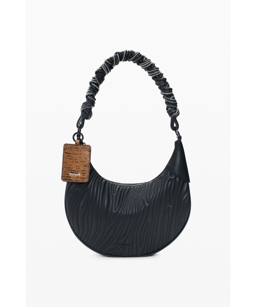Desigual（デシグアル）の「Oval Moon Bag/楕円形ムーンバッグ（ショルダーバッグ・レディース・ブラック・FREE）」の2枚目の写真