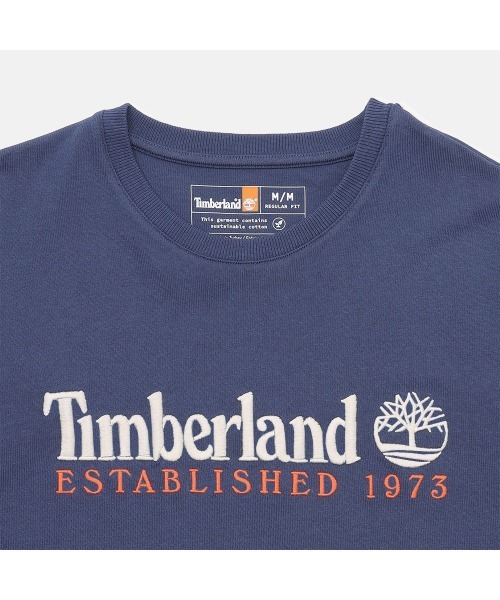 Timberland(ティンバーランド)の「エンブロイダリー 半袖 Tシャツ メンズ(Tシャツ/カットソー・メンズ・ダークブルー・LARGE/XX-LARGE/X-LARGE/SMALL/MEDIUM)」の7枚目の写真