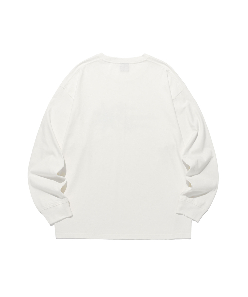 NICE GHOST CLUB（ナイスゴーストクラブ）の「DRAWING 3STAR LS TEE_WHITE(NG2GSUT560A)（Tシャツ/カットソー・レディース・ホワイト・SMALL/MEDIUM/LARGE）」の3枚目の写真