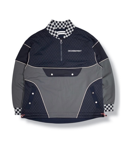 Quilt quarterzip blouson