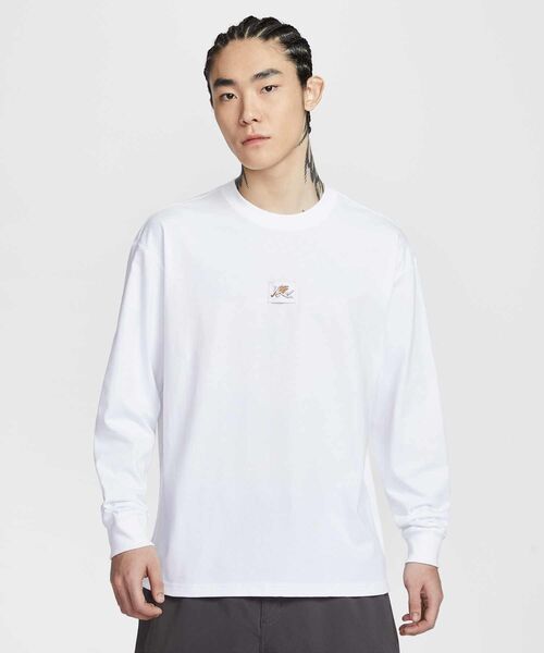 NIKE(ナイキ)の「ナイキ スポーツウェア ロングスリーブ Tシャツ / Nike Sportswear Long-Sleeve T-Shirt IO9761-100 White(Tシャツ/カットソー・メンズ・ホワイト・XL/2XL/S/M/L)」の10枚目の写真