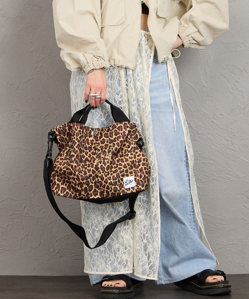 Drifter（ドリフター）の「[Drifter/ドリフター] CARRY ALL BAG ミディアム 2WAYトートバッグ（トートバッグ・レディース・ゼブラ/レオパード/ブラック・ONE SIZE）」の17枚目の写真