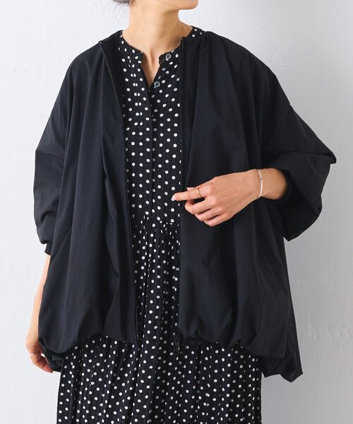 BEARDSLEY（ビアズリー）の「ソデパフバルーンブルゾン（ブルゾン・レディース・モカ/ブラック・FREE）」の2枚目の写真